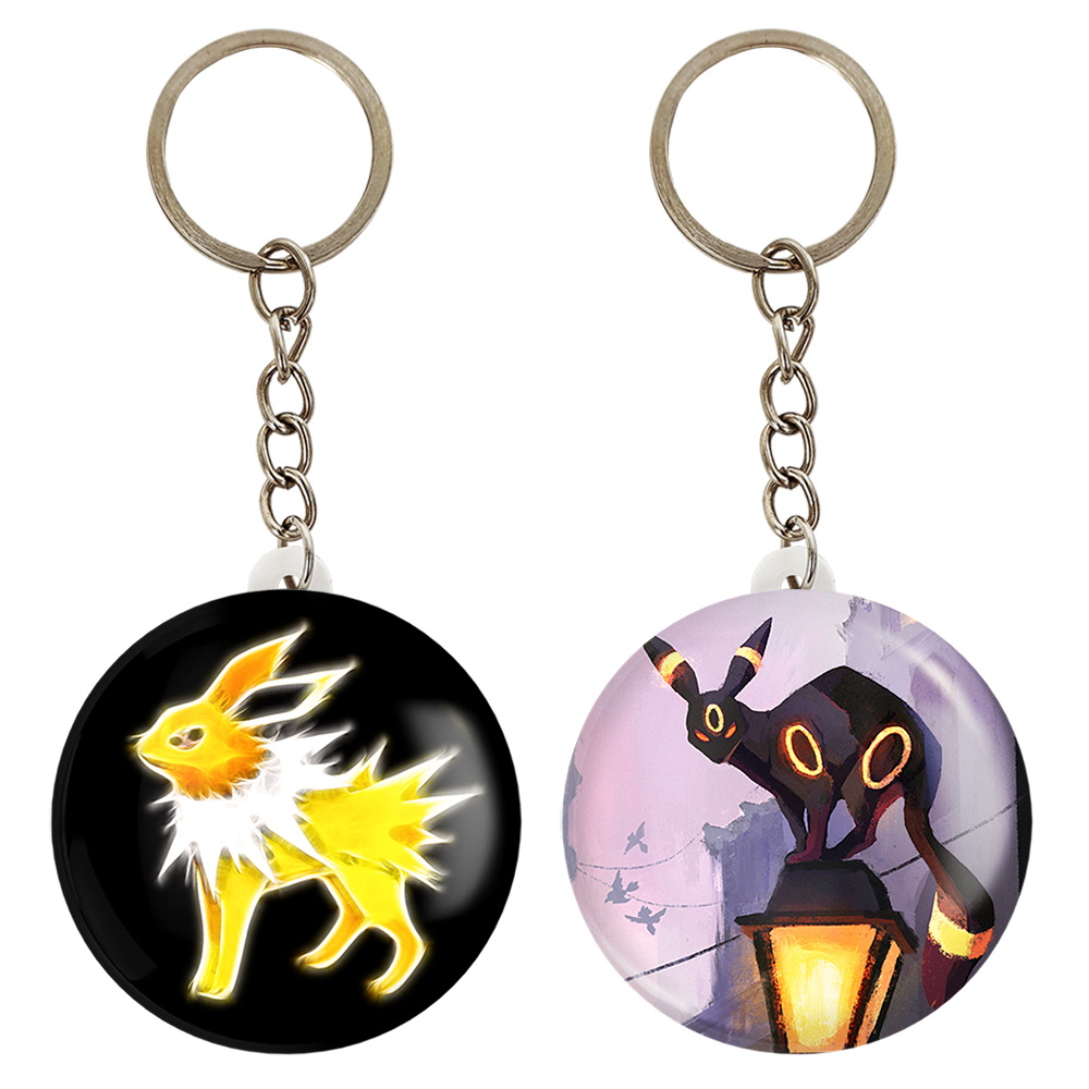 جاکلیدی خندالو مدل تندرز و امبرون انیمه پوکمون کد 1739717402 مجموعه 2 عددی