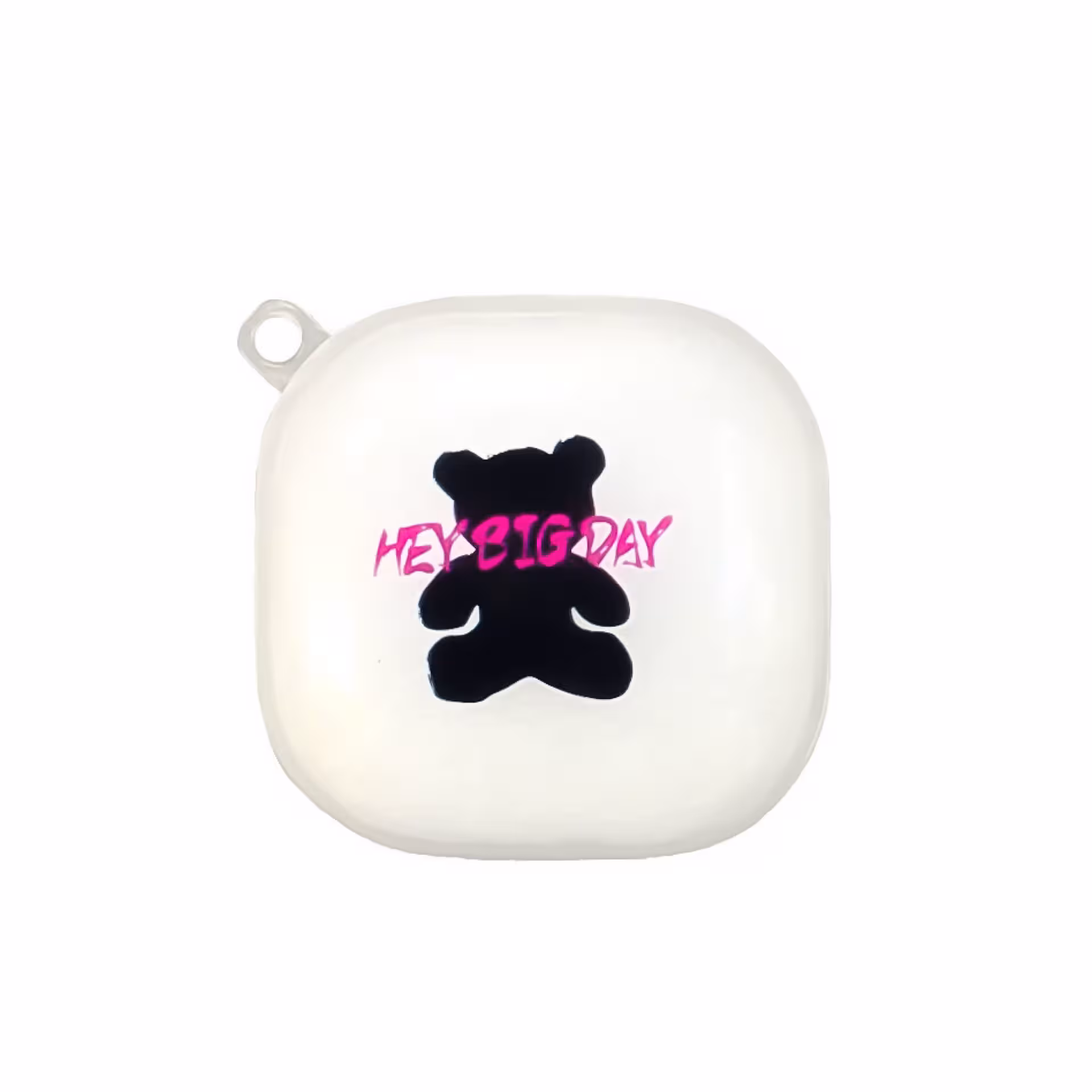 کاور اگشل مدل hey big day مناسب برای کیس هندزفری بلوتوثی سامسونگ galaxy buds 2/buds pro/buds live