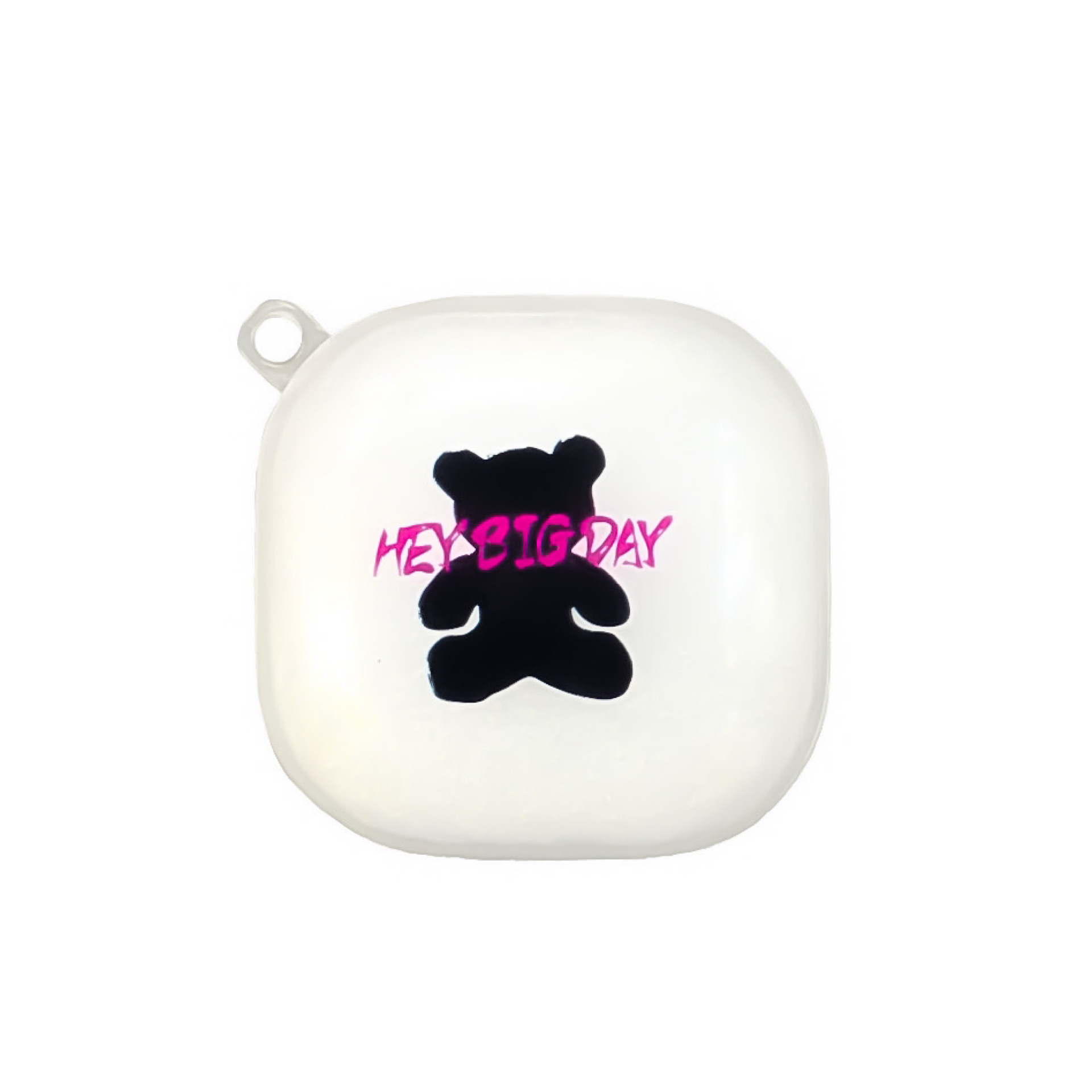 کاور اگشل مدل hey big day مناسب برای کیس هندزفری بلوتوثی سامسونگ galaxy buds 2/buds pro/buds live