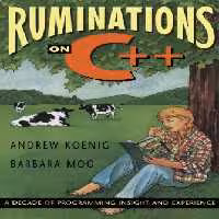 خرید و دانلود نسخه کامل کتاب Ruminations on C  : A decade of programming insight and experience