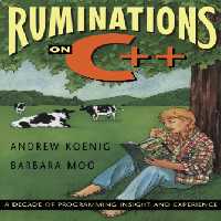 خرید و دانلود نسخه کامل کتاب Ruminations on C  : A decade of programming insight and experience