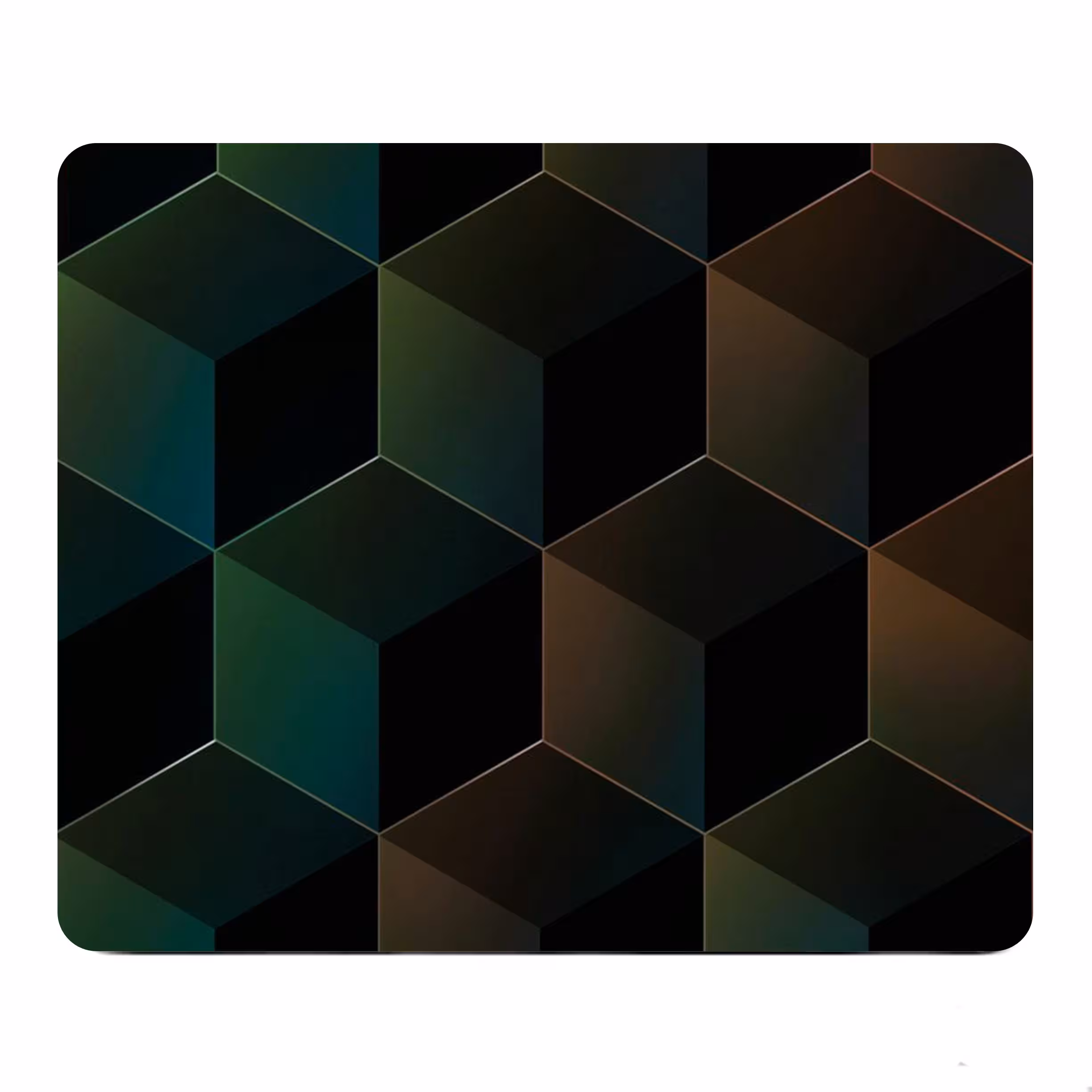 ماوس پد طرح 3D Cubes مدل W11