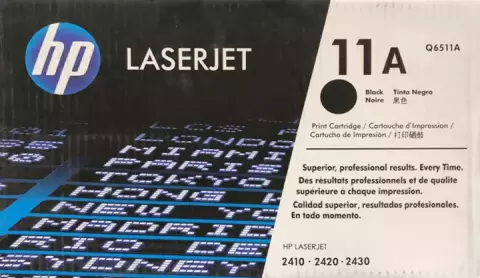 کارتریج تونر مشکی اچ پی طرح اصلی مدل HP 11A