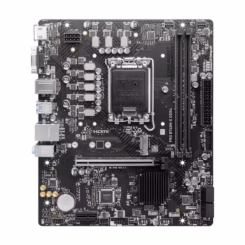 مادربرد ام اس آی مدل PRO B760M-E DDR4 - فروشگاه اینترنتی سیب سبز