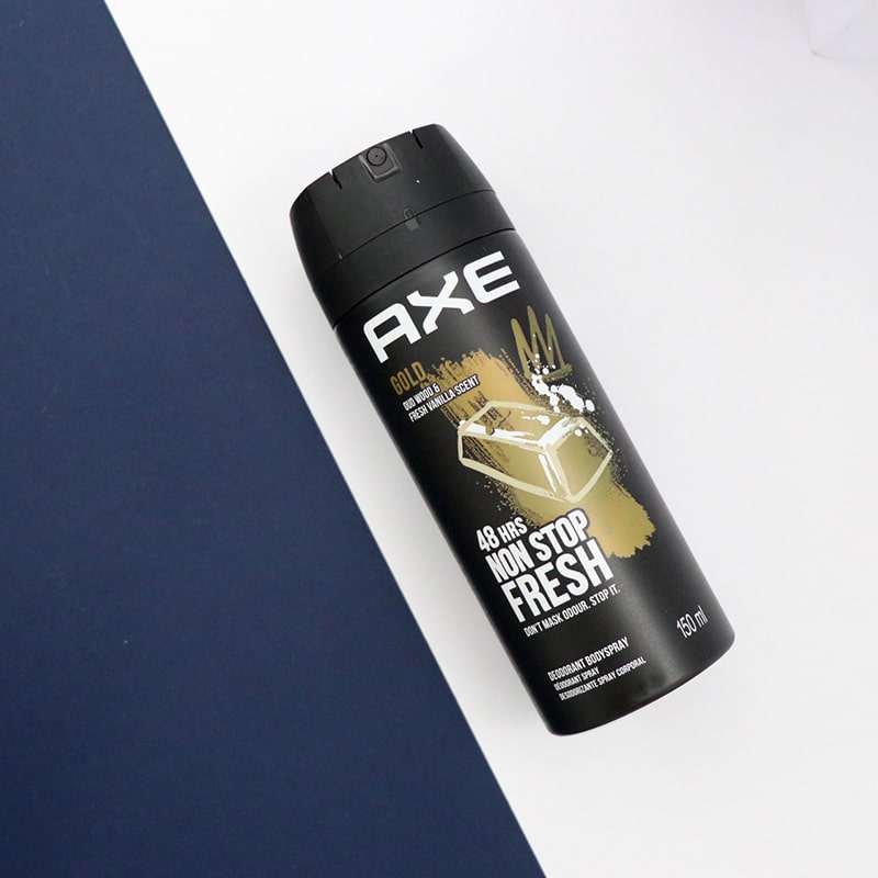 اسپری بدن اکس مردانه 150میل AXE GOLD کد91258