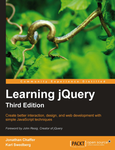 خرید و دانلود نسخه کامل کتاب Learning jQuery, Third Edition