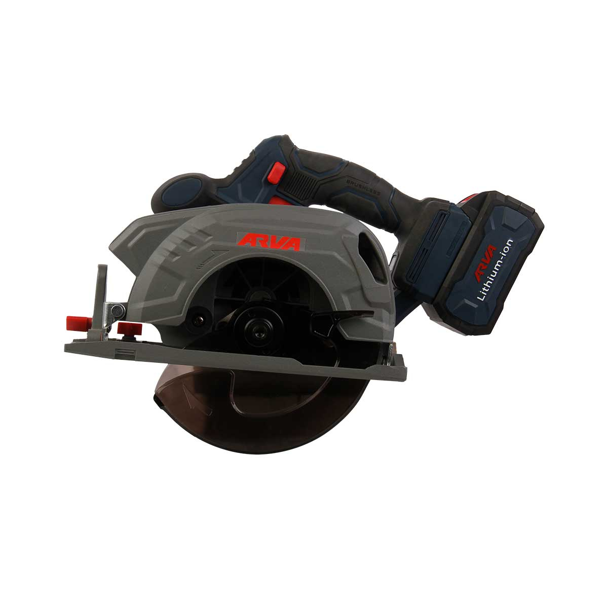 اره دیسکی آروا مدل 20 ولت 180 ميلي متر براشلس کد 5890