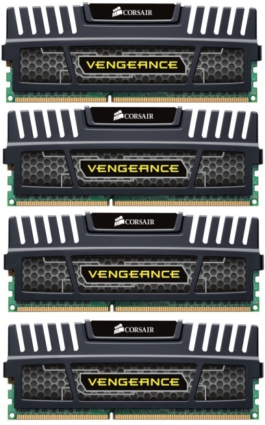 رم کورسیر Vengeance 16GB 4GBx4 1600Mhz DDR3