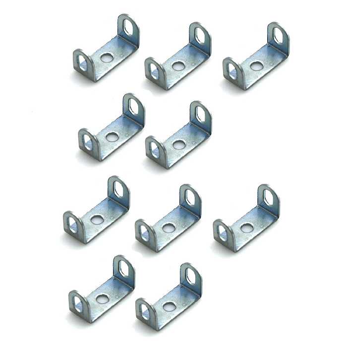 سازه رباتیک مدل بست دو ورخم 3 سوراخ 111 فلزی بسته 10 عددی