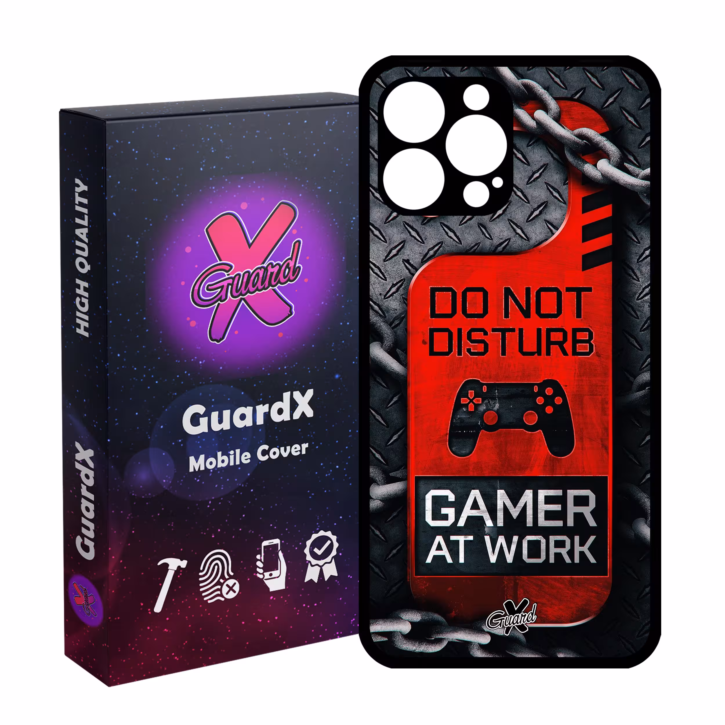 کاور گارد ایکس طرح Gamer مدل Glass10001 مناسب برای گوشی موبایل اپل iPhone 13 Pro Max