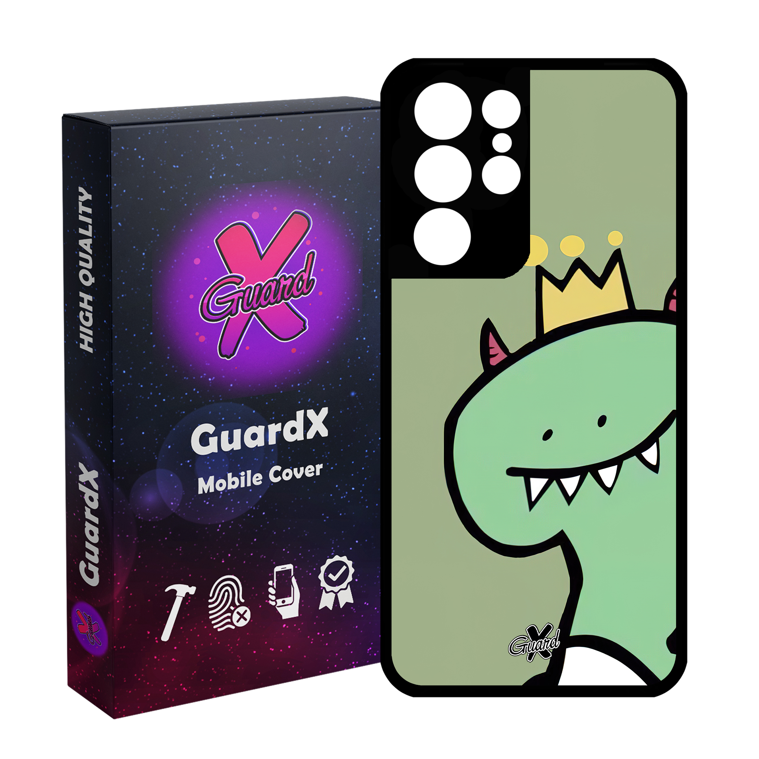 کاور گارد ایکس طرح نقاشی مدل Glass10463 مناسب برای گوشی موبایل سامسونگ Galaxy S21 Ultra