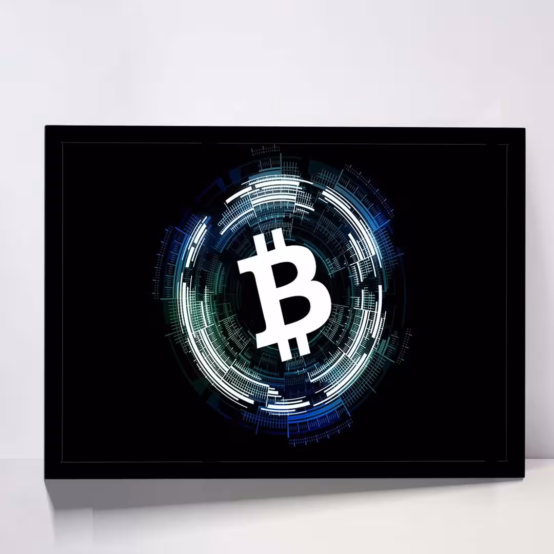 تابلو مدل bitcoin logo کد F-11018