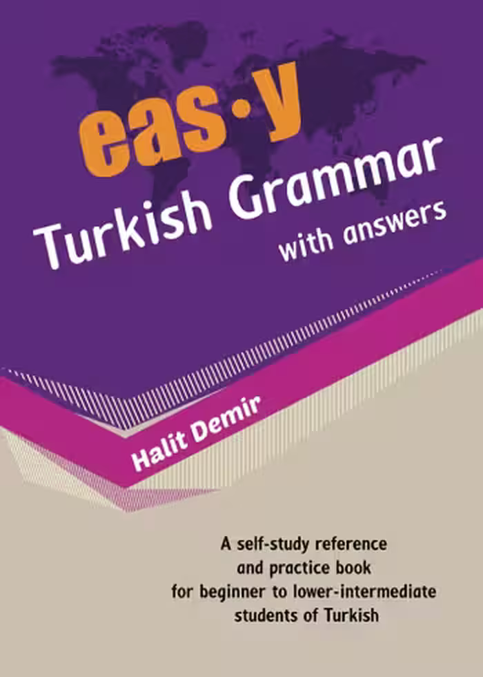 کتاب easy Turkish Grammar with answers گرامر آسان ترکی (سیاه و سفید)
