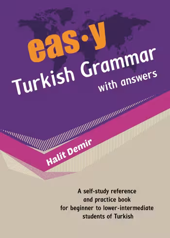 کتاب easy Turkish Grammar with answers گرامر آسان ترکی (سیاه و سفید)