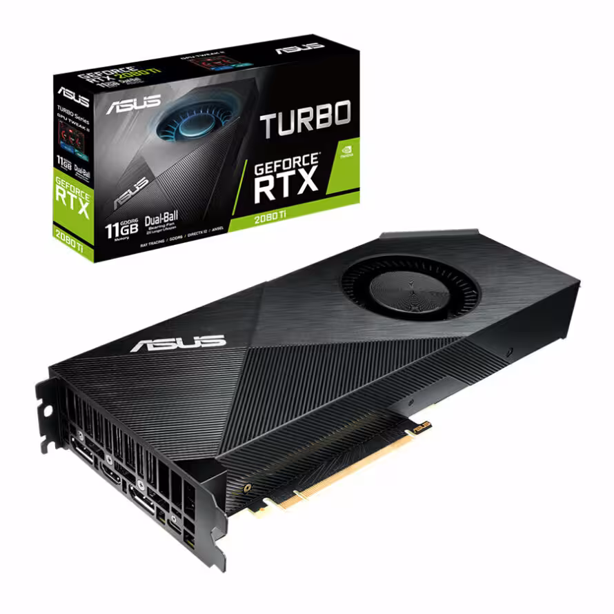 کارت گرافیک ایسوس TURBO RTX2080TI 11G