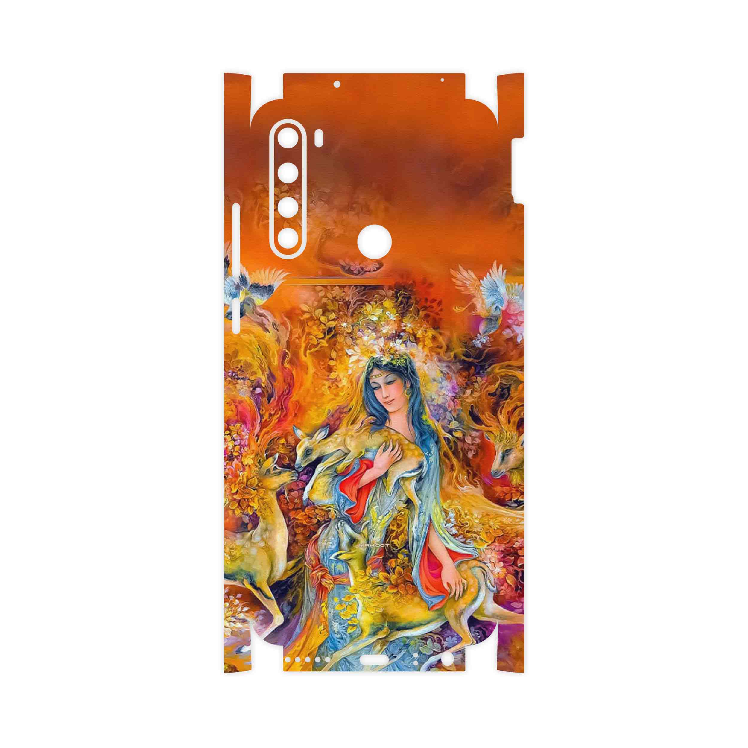 برچسب پوششی ماهوت مدل Persian miniature 2-FullSkin مناسب برای گوشی موبایل شیائومی Redmi Note 8T