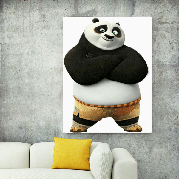 تابلو شاسی طرح پاندا کونگ فوکار مدل TSH758