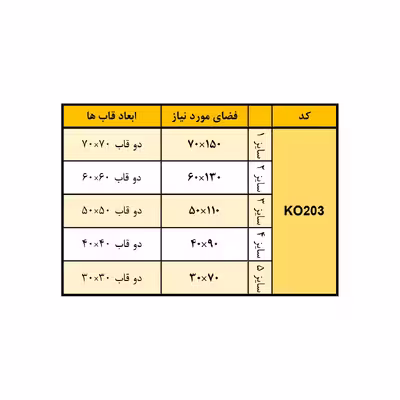 تابلو مدل Maha-KO203 مجموعه 2 عددی