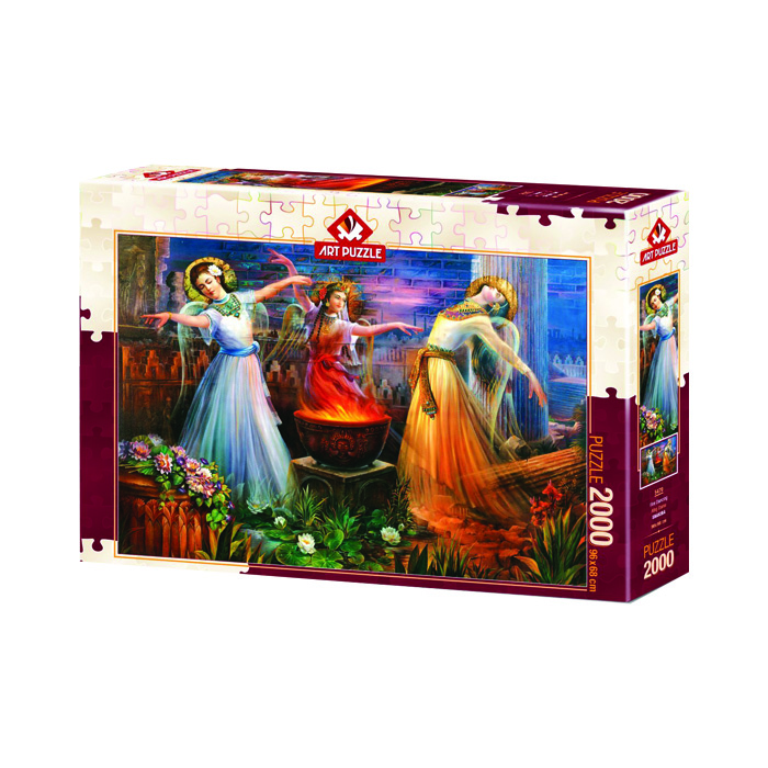 پازل 2000 تکه آرت پازل طرح Water Fire And Soil كد 5470