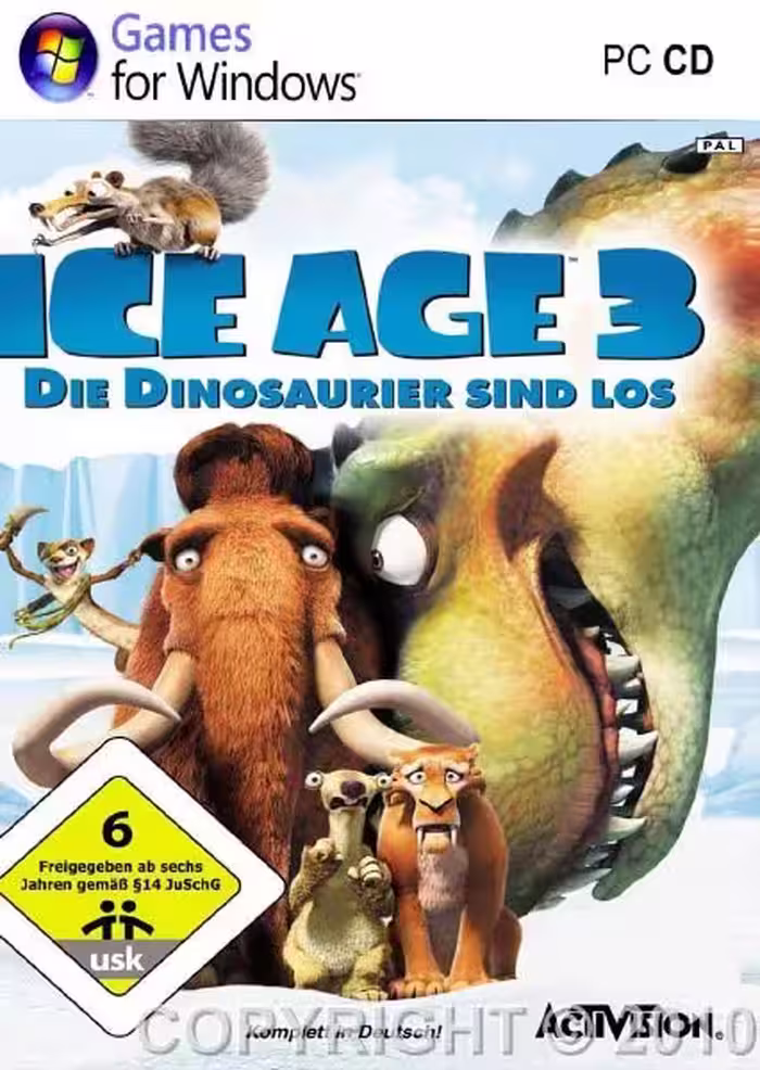 بازی کامپیوتر ice age 3 Dawn of the dinosaurs