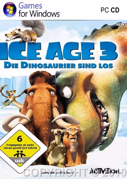 بازی کامپیوتر ice age 3 Dawn of the dinosaurs