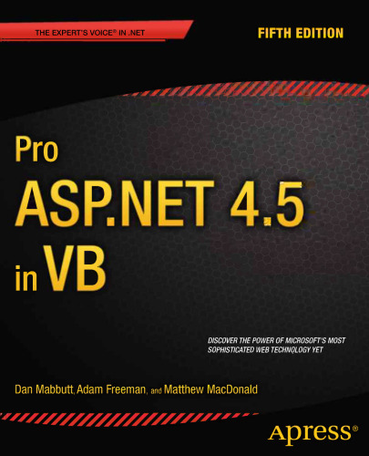 خرید و دانلود نسخه کامل کتاب Pro ASPNET 45 in VB