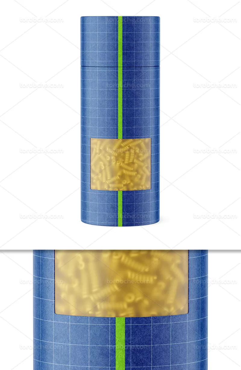 موکاپ بسته بندی پاستا PSD | گرافیک با طعم تربچه