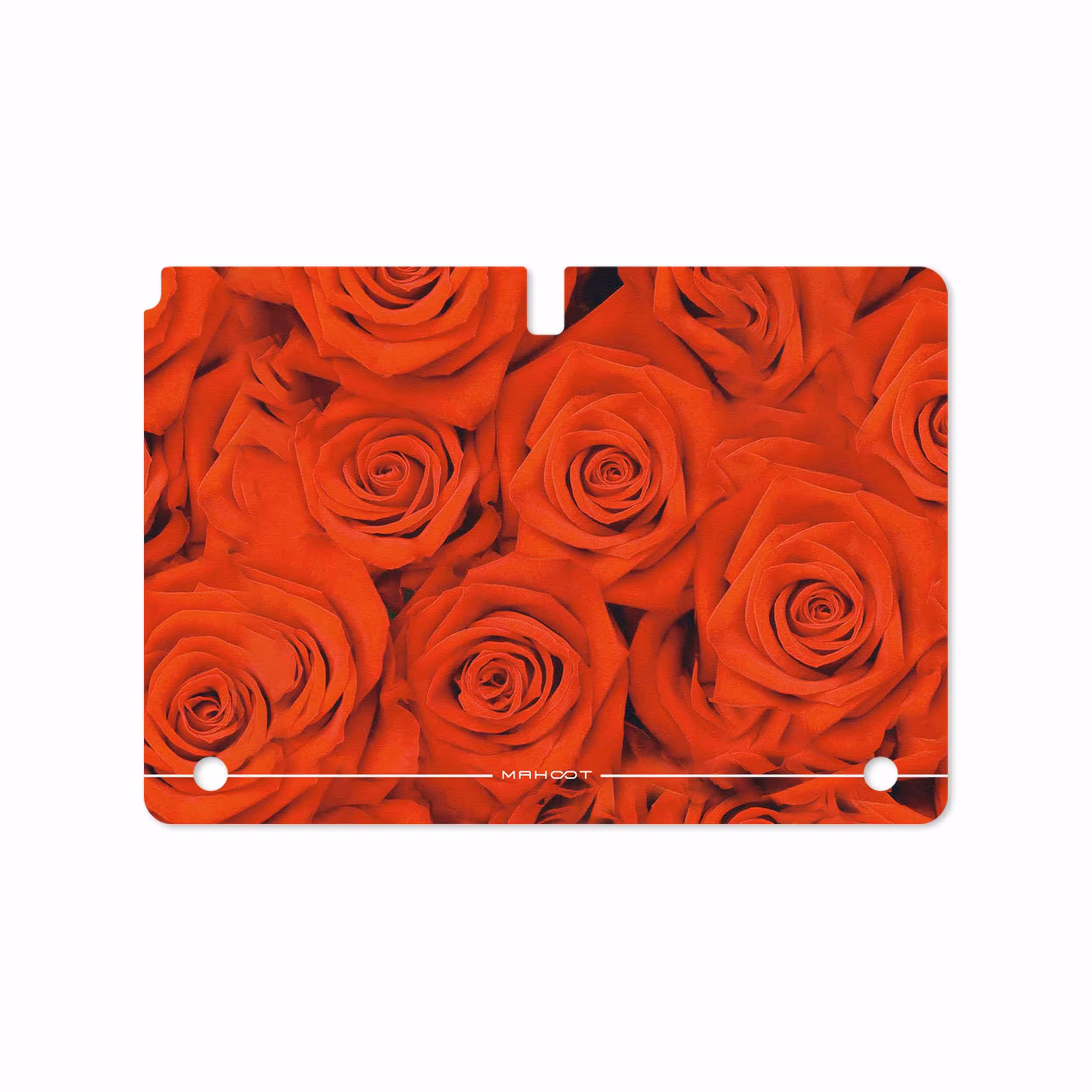 برچسب پوششی ماهوت مدل Red-Flower مناسب برای تبلت سامسونگ Galaxy Note 10.1 2012 N8010