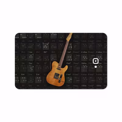 برچسب پوششی ماهوت مدل Guitar-Instrument مناسب برای تبلت سامسونگ Galaxy Tab A 10.1 2016 T580