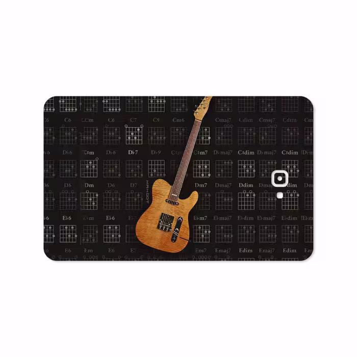 برچسب پوششی ماهوت مدل Guitar-Instrument مناسب برای تبلت سامسونگ Galaxy Tab A 10.1 2016 T580