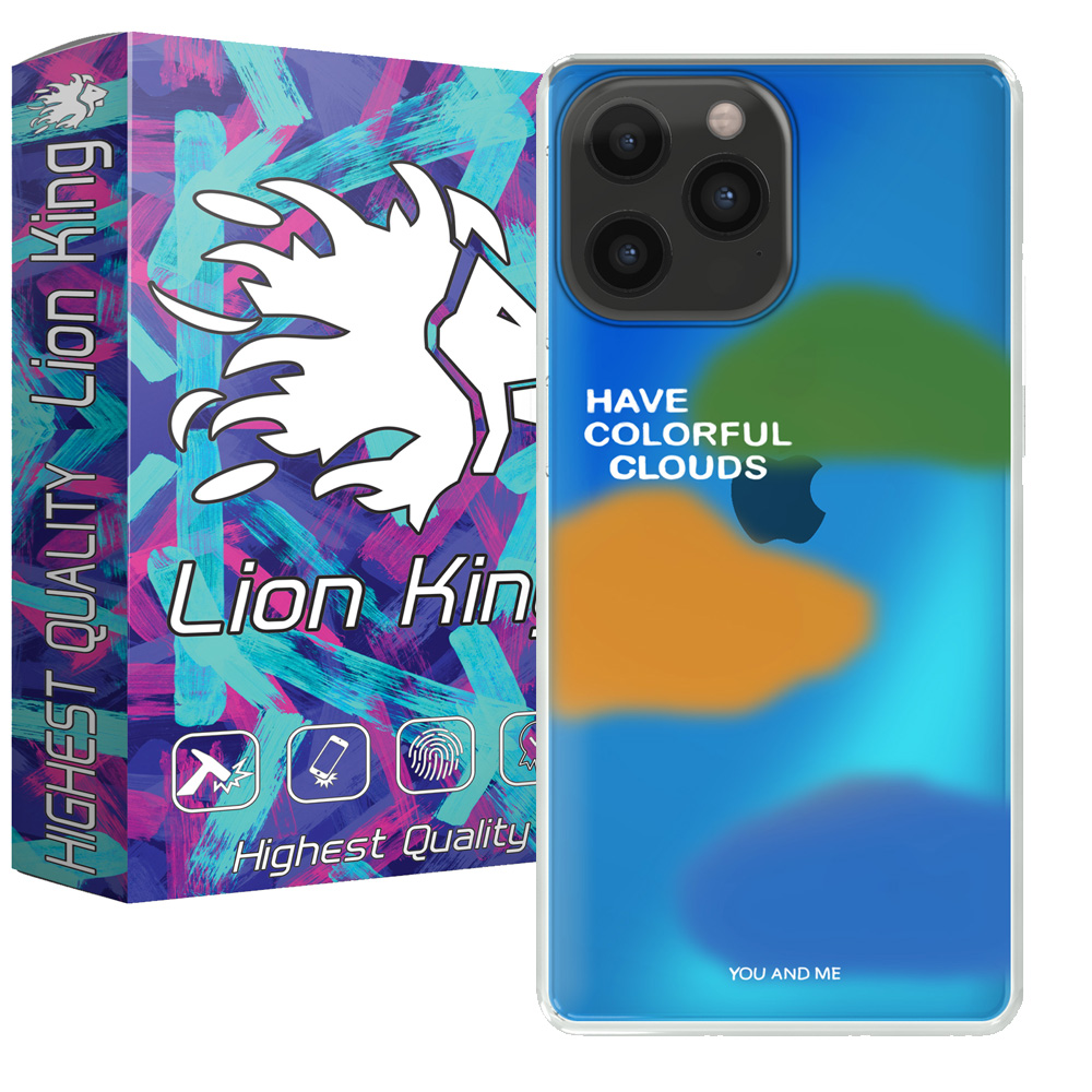 کاور لاین کینگ مدل هولوگرامی مناسب برای گوشی موبایل اپل IPhone 13 pro Max