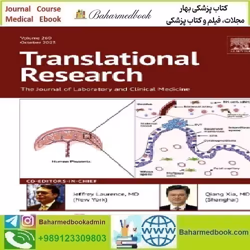 Translational Research Volume 263 to 267 2024 TRUE PDF pric