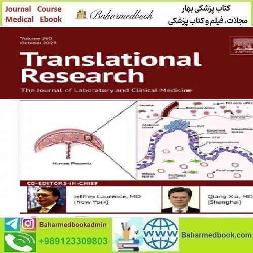 Translational Research Volume 263 to 267 2024 TRUE PDF pric