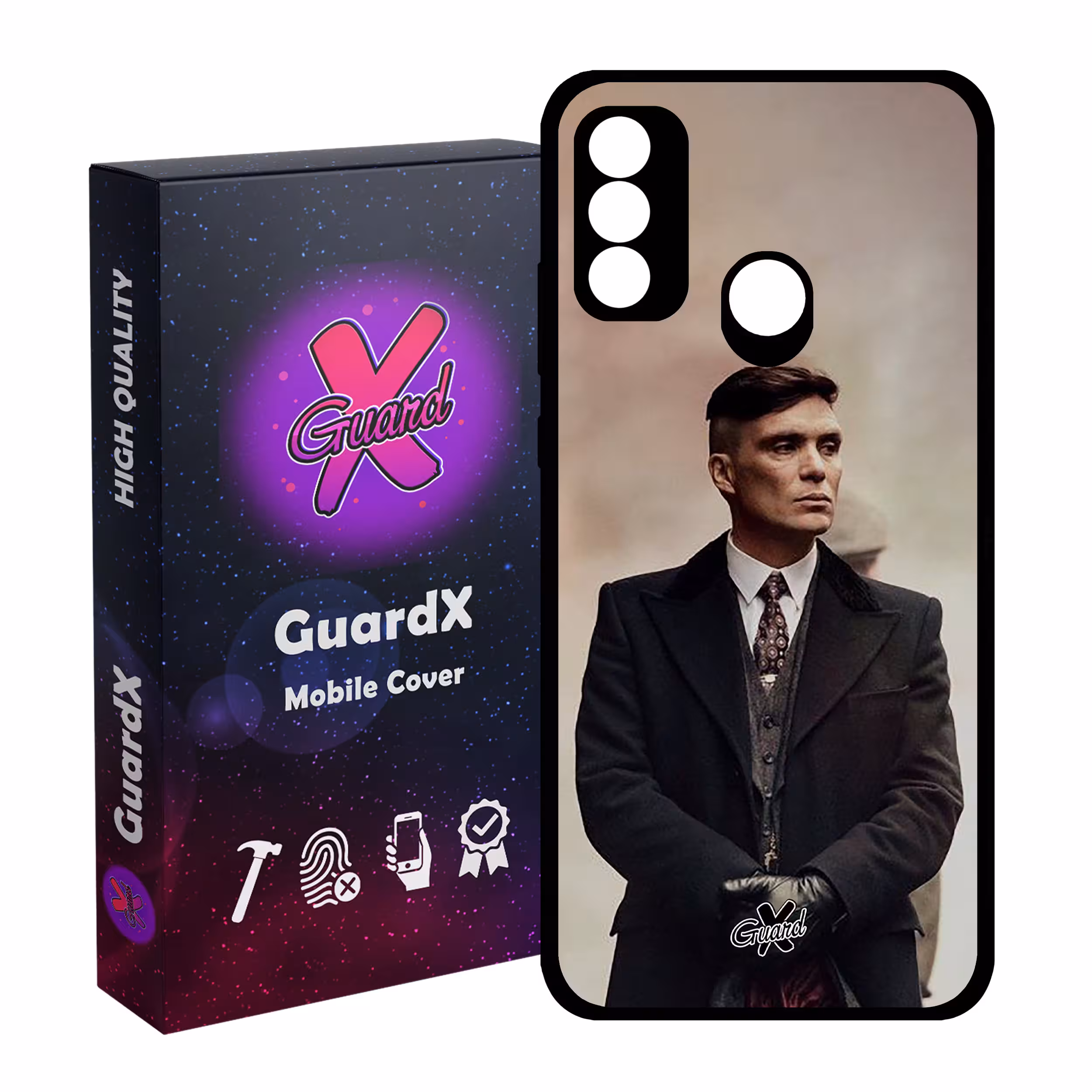کاور گارد ایکس طرح Peaky Blinders مدل Glass10230 مناسب برای گوشی موبایل هوآوی P Smart 2020