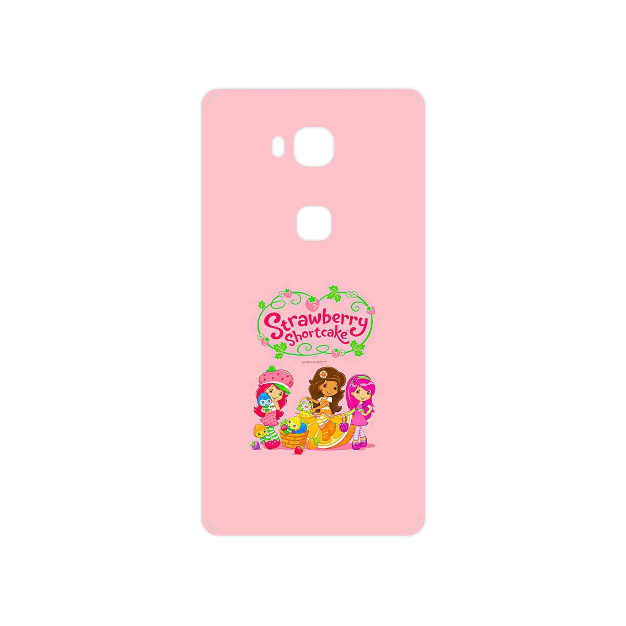 برچسب پوششی ماهوت مدل Strawberry Shortcake مناسب برای گوشی موبایل هوآوی GR5
