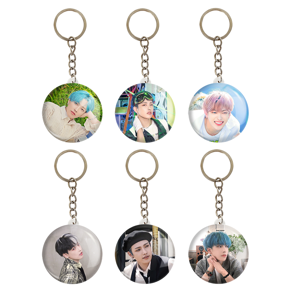 جاکلیدی خندالو مدل هونگ جونگ گروه ایتیز ATEEZ کد 1271A مجموعه 6 عددی