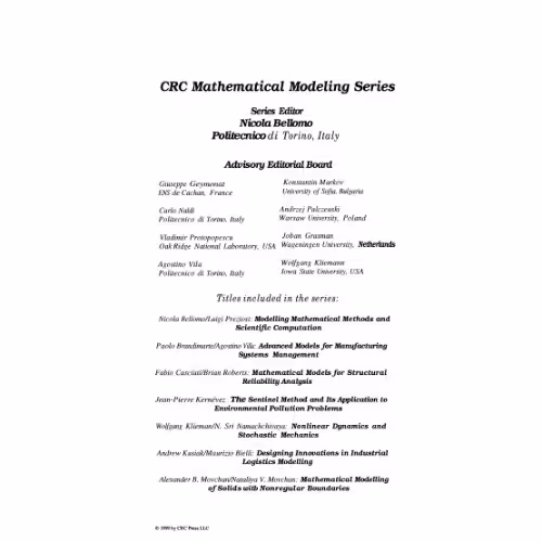 خرید و دانلود نسخه کامل کتاب Mathematical analysis for modeling