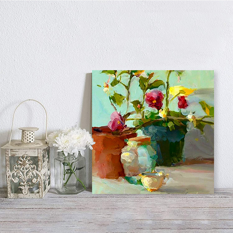 تابلو شاسی صبا طرح مدل گلهای شقایق کد M225