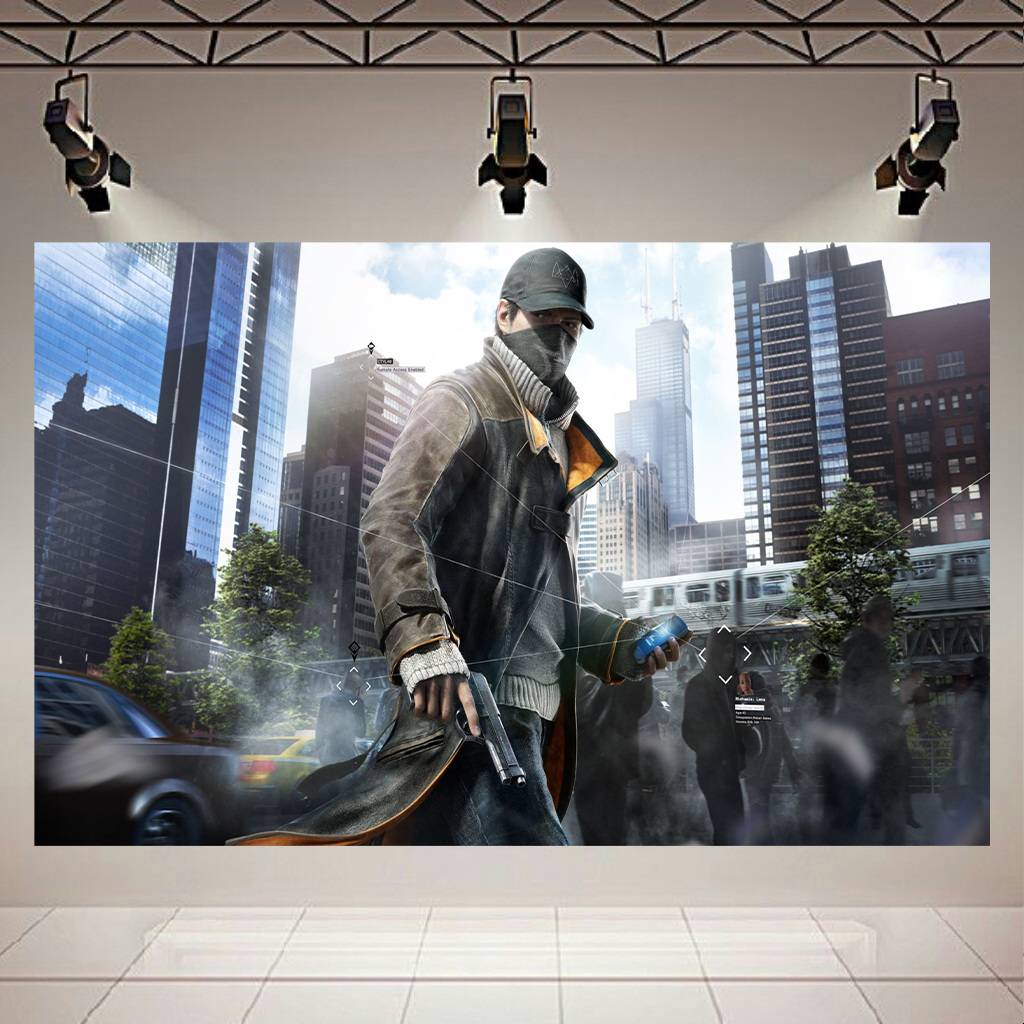 تابلو بوم طرح گیم مدل Watch Dogs 2 کد AR2039