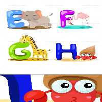 آموزش حروف لاتین کودکان شماره دو | گرافیک با طعم تربچه
