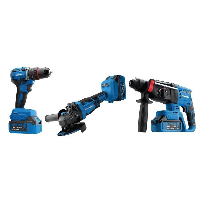 کیت 3 عددی شارژی براشلس ویوارکس مدل VR2403-BCK