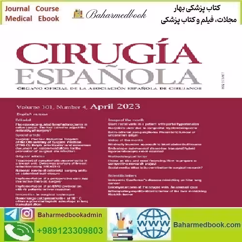 Cirugía Española English Edition Volume 99 Issue 1 to 10 2021 T