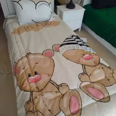 ست روتختی یک نفره طرح خرسی کودکانه برند ایپک