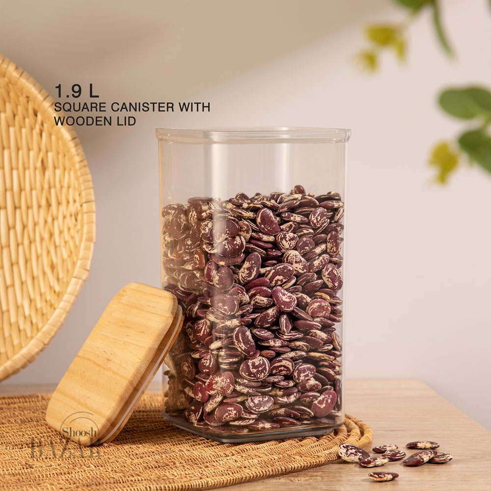 بانکه سارینا چهارگوش درب چوبی بزرگ لیمون کد 2207