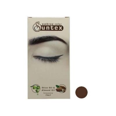 کیت رنگ ابرو سانتکس (Suntex) شماره N6-E7 رنگ بلوند متوسط حجم 30 میلی‌لیتر