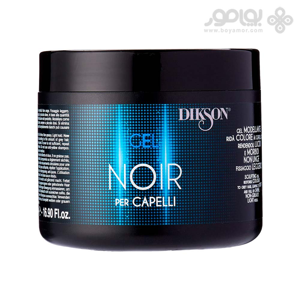 ژل موی مشکی دیکسون مدل GEL NOIR حجم 500 میل