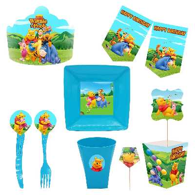  مجموعه 72 عددی تم تولد طرح خرس پو