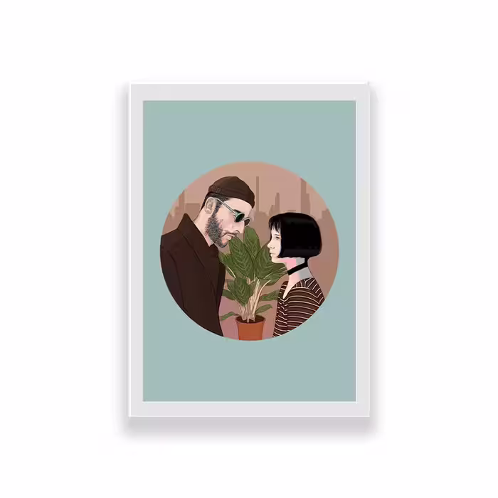 تابلو طرح Leon the professional | دنیای قاب