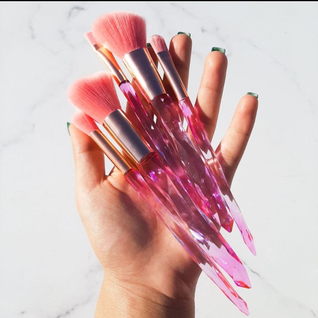 براش 5تکه حرفه ای کریستالی اورجینال 5رنگ