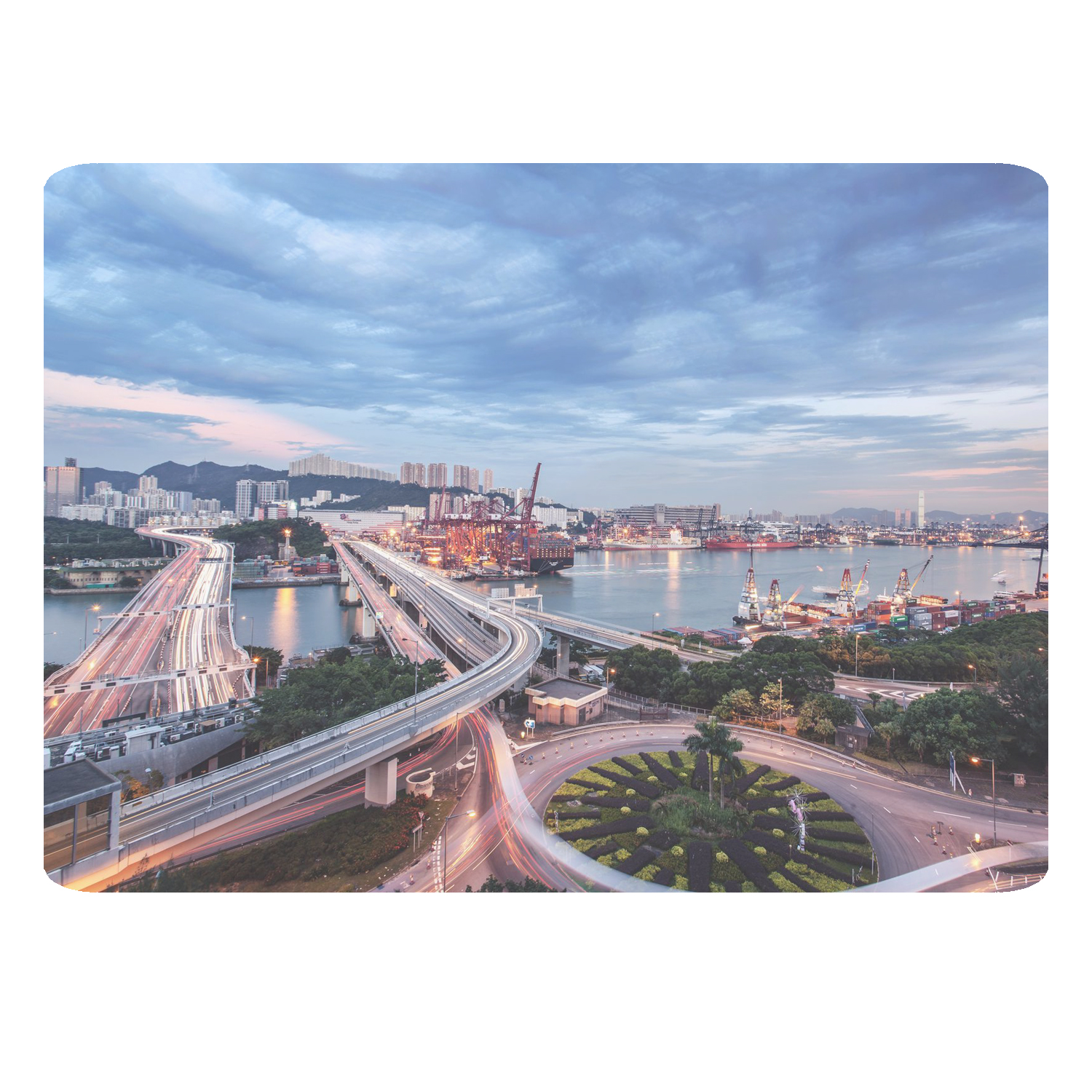 ماوس پد طرح شهر کد B394